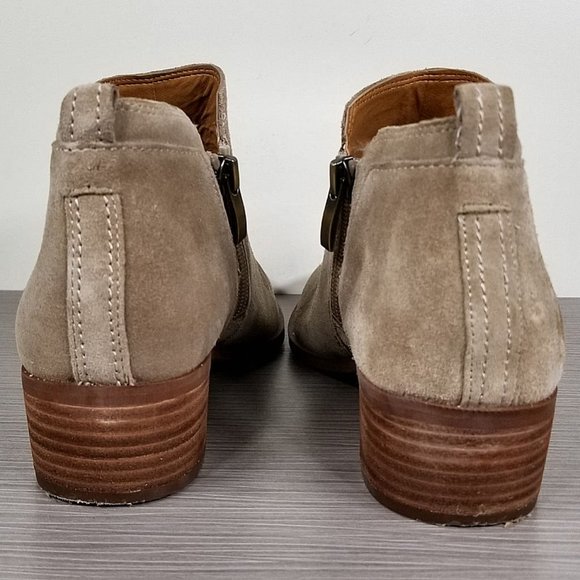 Sarto by Franco Sarto Paivley Bootie, Sand Suede, Womens 6.5 M / 36.5 - Picture 5 of 10